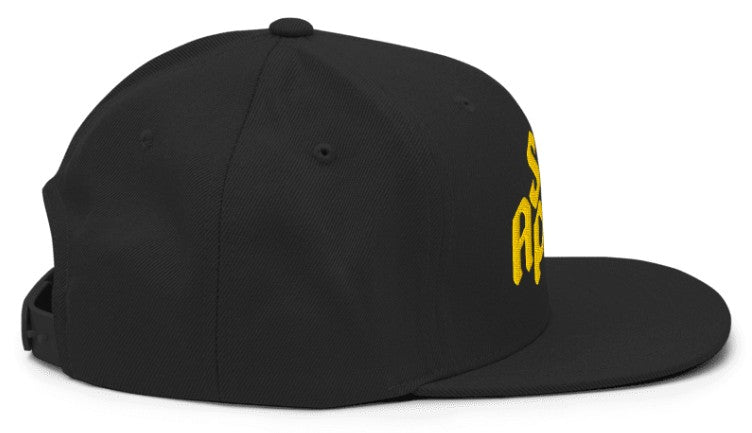 Classic Logo Yellow on Black Snapback