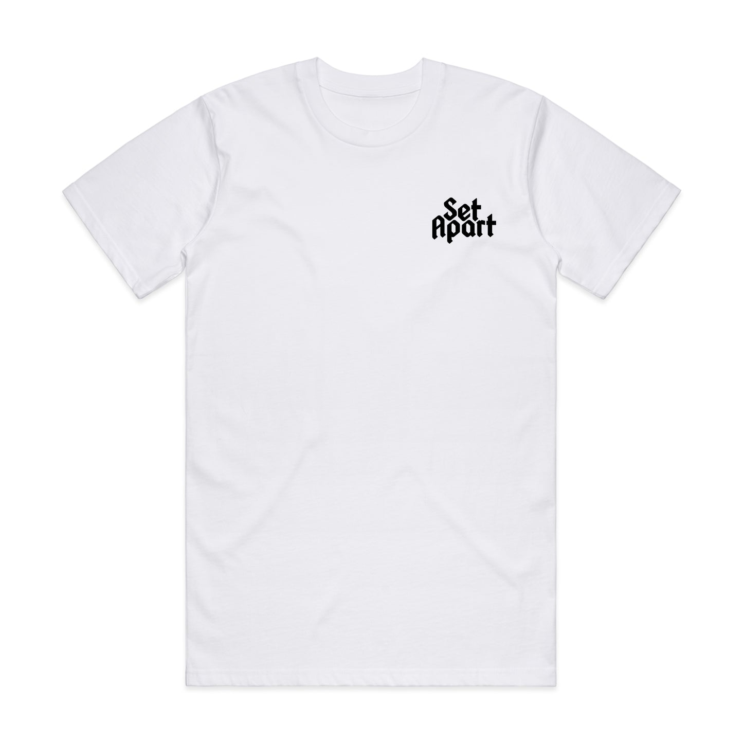 Forgiven The Hard Way White Tee