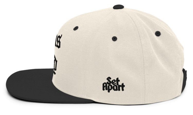 Jesus Is Lord Black/Natural Snapback