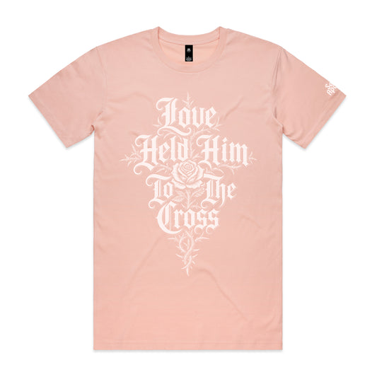 Love Held - Pale Pink Mid Weight Tee