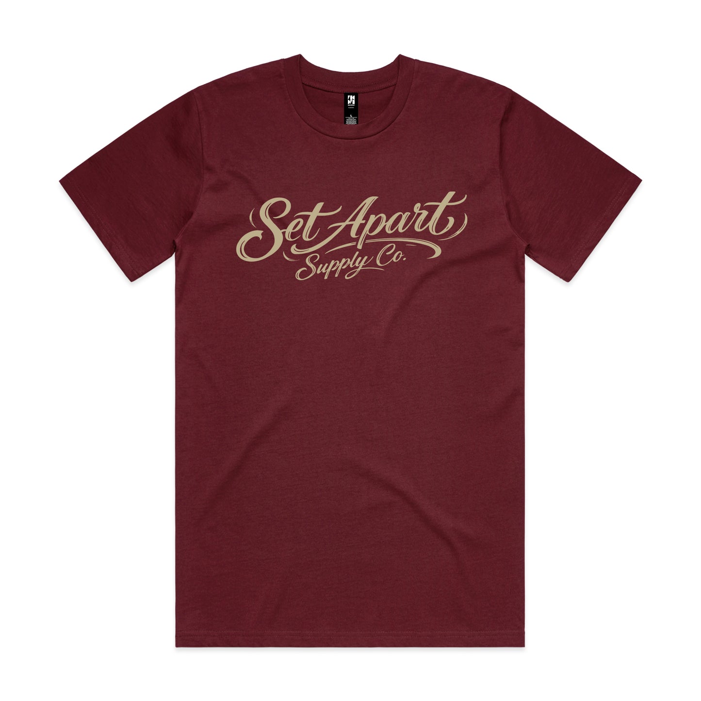 Grace In Bloom - Burgundy Heavyweight Tee