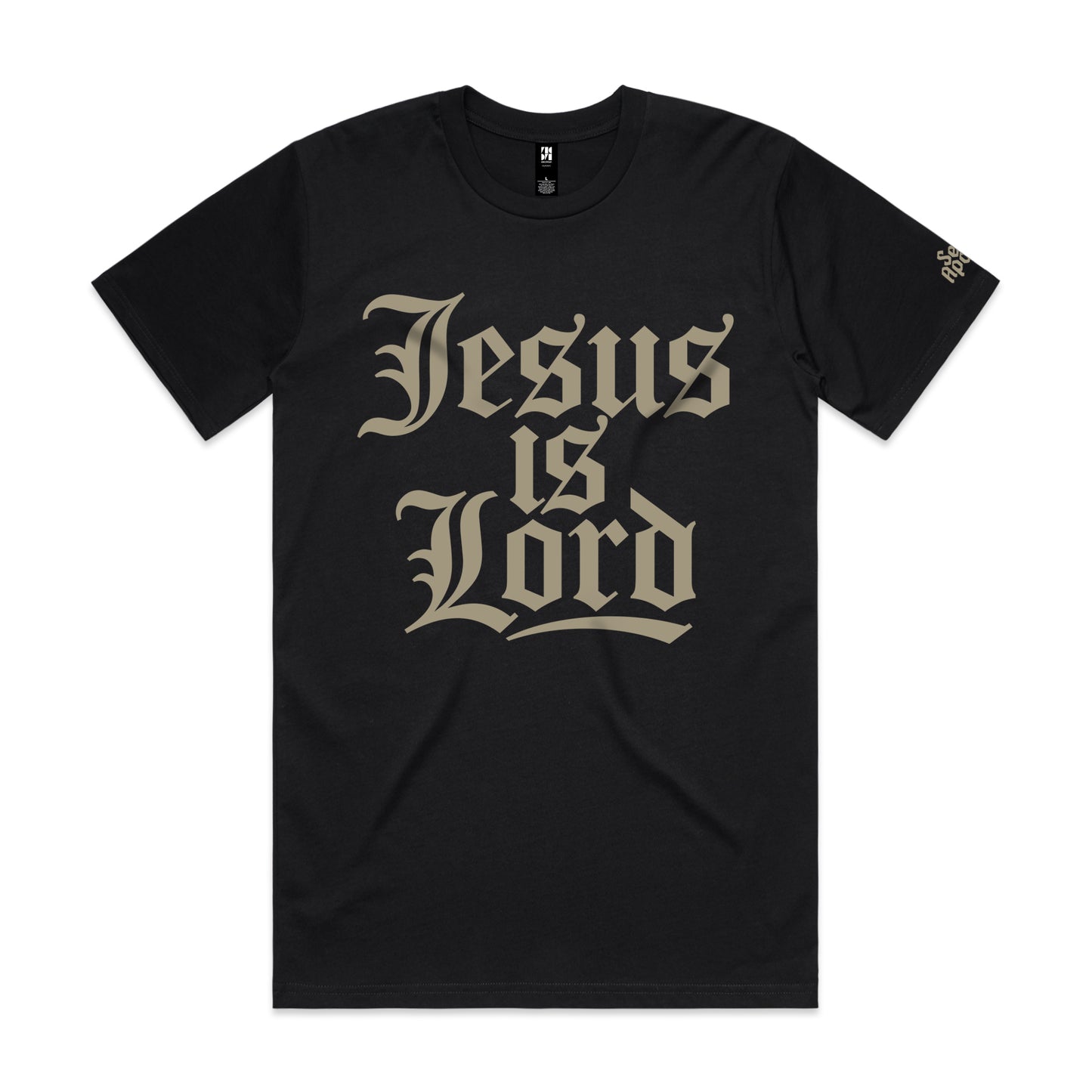 Jesus Is Lord - Black Heavyweight Tee