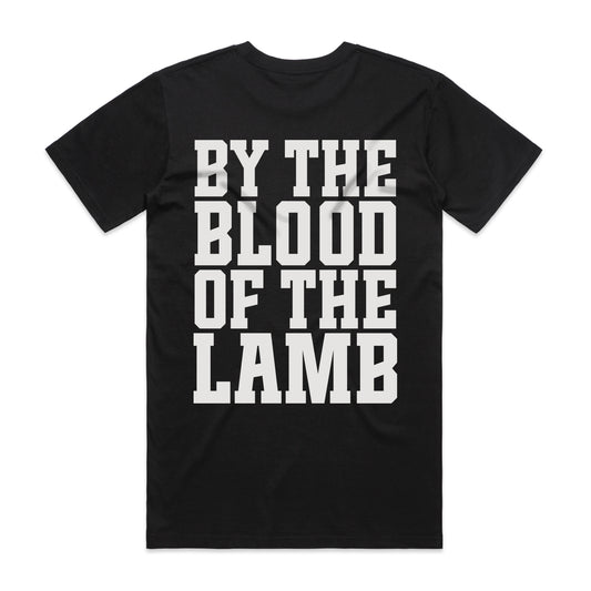 By The Blood Of The Lamb Black Tee