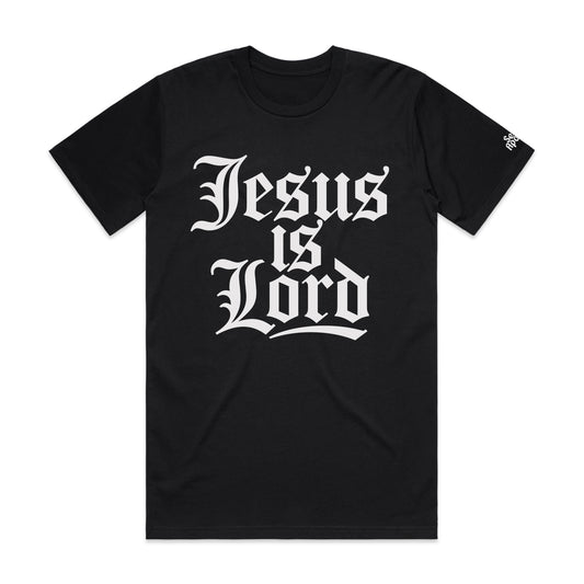 Jesus Is Lord - Black Heavyweight Tee