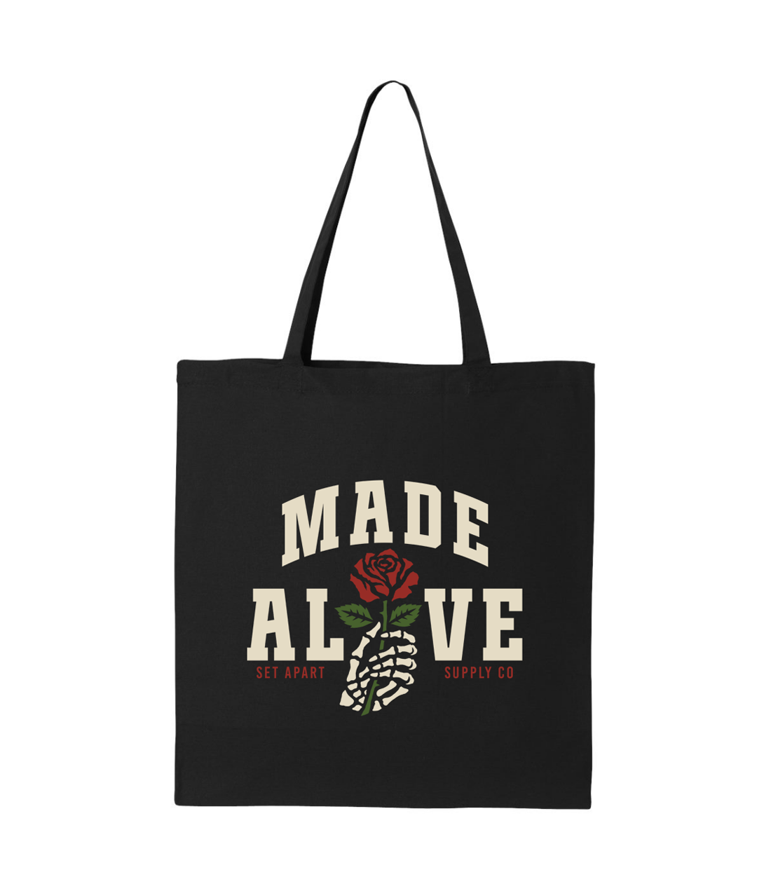 Made Alive - Black Tote Bag