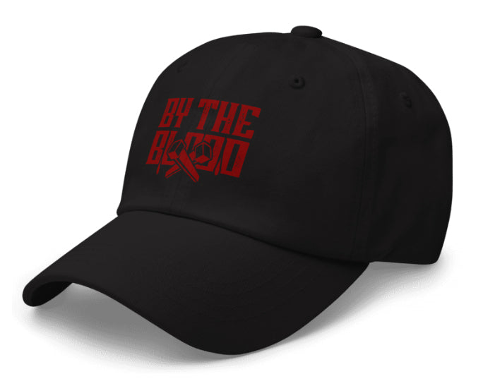 By The Blood on Black Dad Hat