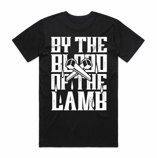 By The Blood Of The Lamb Black Tee