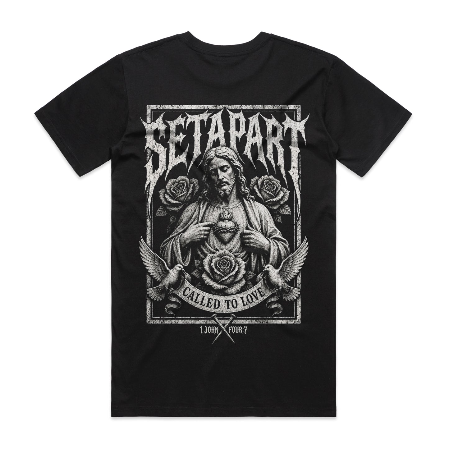 Called To Love - Black heavyweight Tee